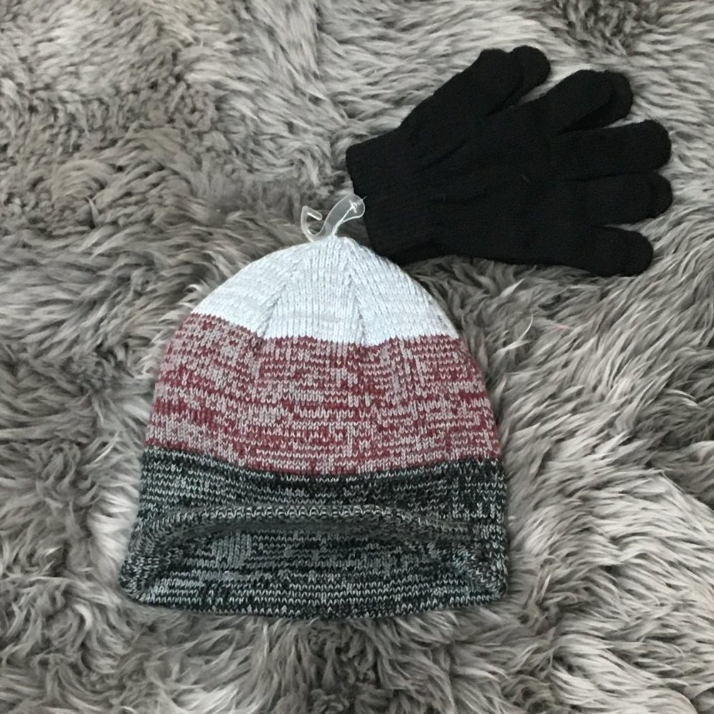 Unbranded | Kids Winter Hat and Glove Set | 2 Piece Set | Size 8-20